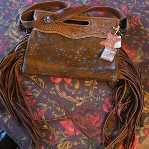 NWT- American Darling Acid Wash Clutch